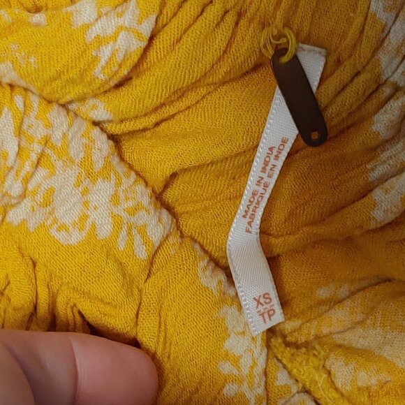 Harem Genie Pant Free People Beach Slouchy Capri Summer Pant Crop Jogger Boho - Picture 5 of 8